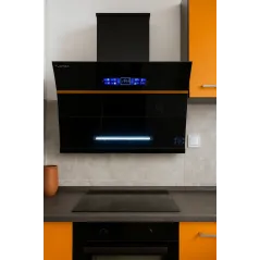 Hota inteligenta Florida, comenzi vocale, senzor miscare, touch screen, autocuratare, 2 motoare, 3 trepte, 1500 m3/h, 180W, 60cm