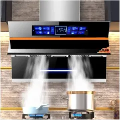 Hota inteligenta Florida, comenzi vocale, senzor miscare, touch screen, autocuratare, 2 motoare, 3 trepte, 1500 m3/h, 180W, 60cm