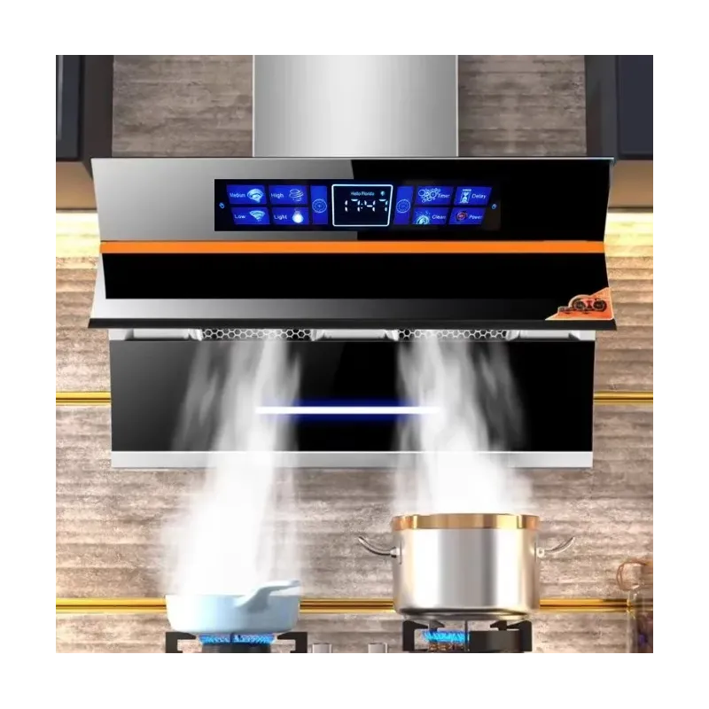 Hota inteligenta Florida, comenzi vocale, senzori de miscare, touch screen, autocuratare, 3 trepte, 840 m3/h, 180W, 60cm Hota inteligenta Florida, comenzi vocale, senzori de miscare, touch screen, autocuratare, 3 trepte, 840 m3/h, 180W, 60cm