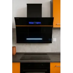 Hota inteligenta Florida, comenzi vocale, senzori de miscare, touch screen, autocuratare, 3 trepte, 840 m3/h, 180W, 60cm